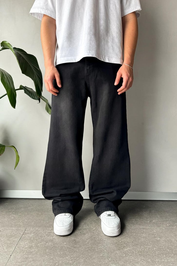 Eskitme Detay Baggy Jean