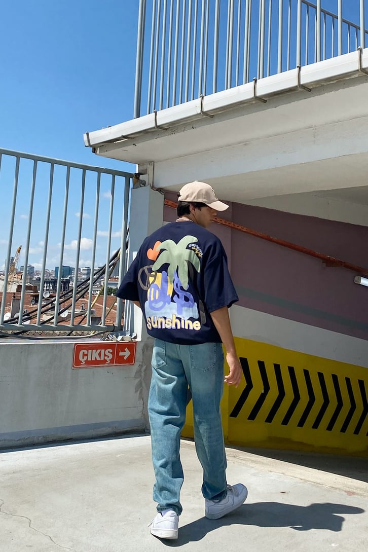 Eskitme Mavi Regular Fit Jean
