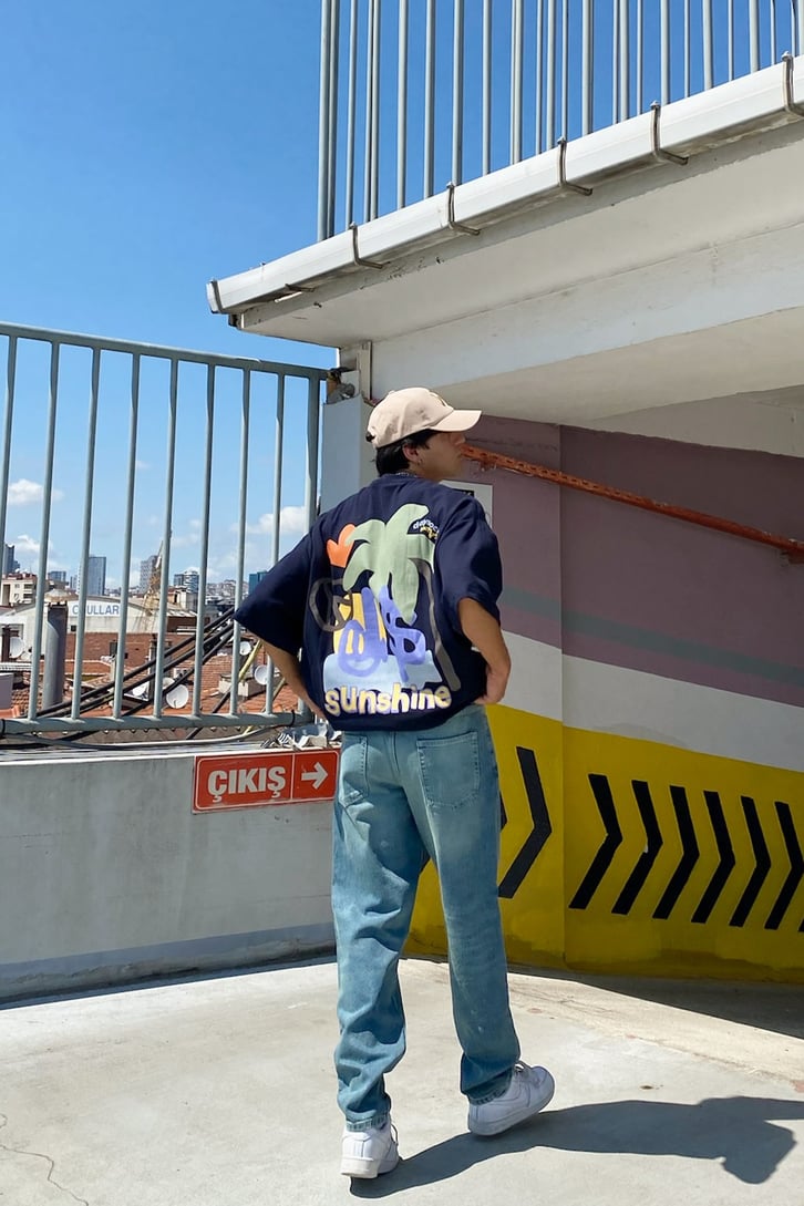 Eskitme Mavi Regular Fit Jean