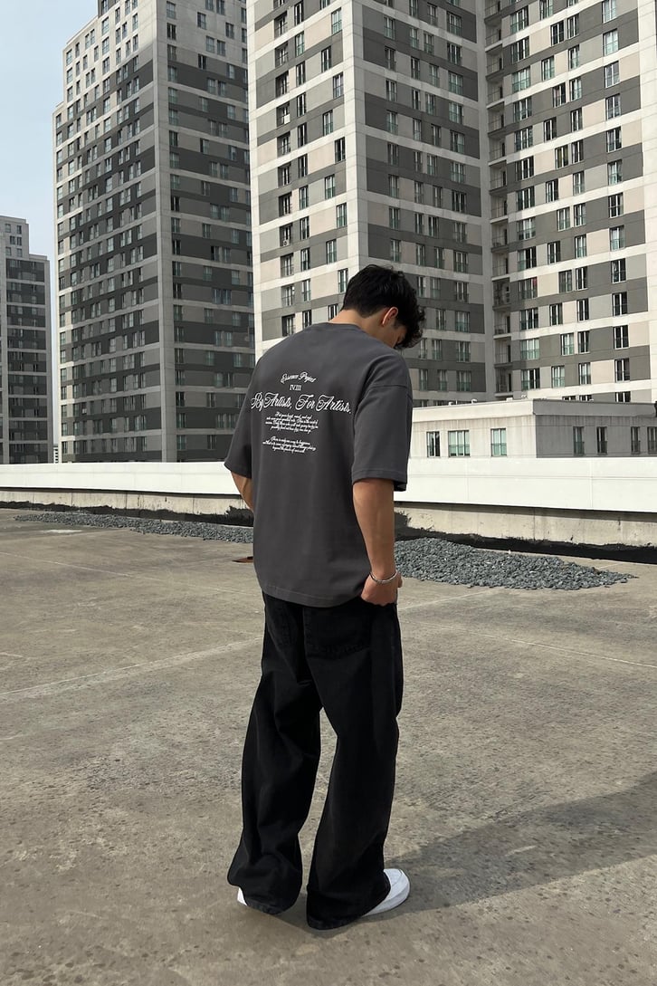 Essence Project Füme Oversize Tişört