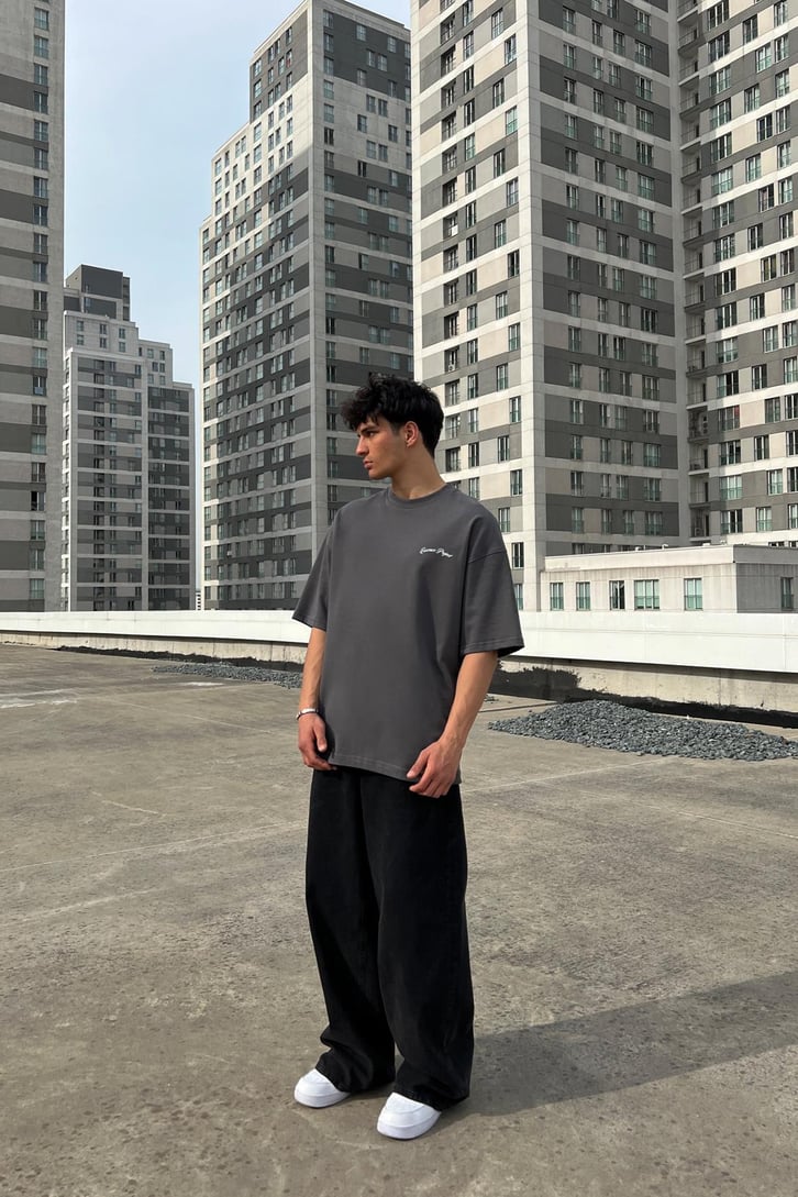 Essence Project Füme Oversize Tişört
