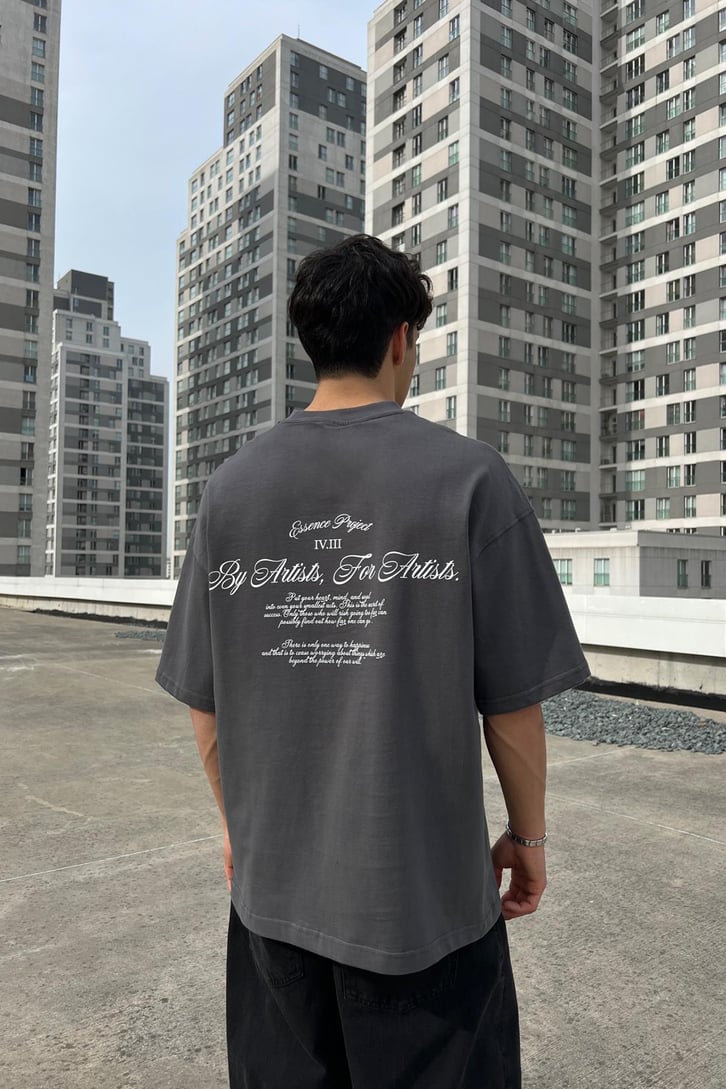 Essence Project Füme Oversize Tişört