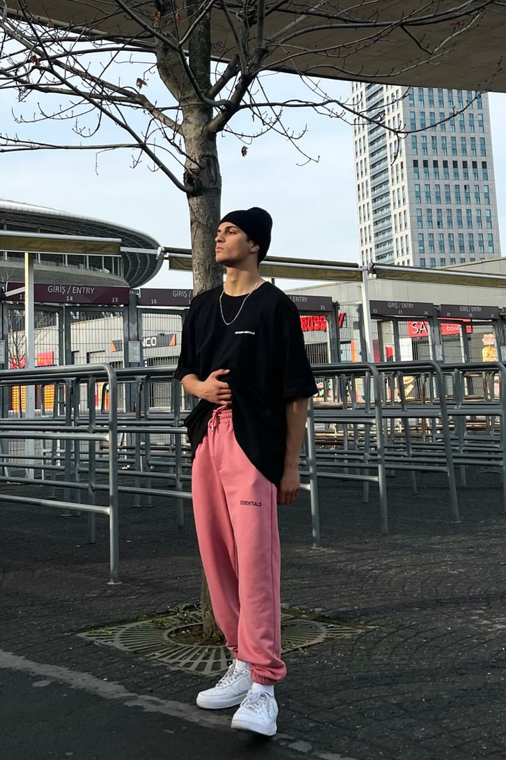 Essentials Baskılı Jogger Eşofman Altı