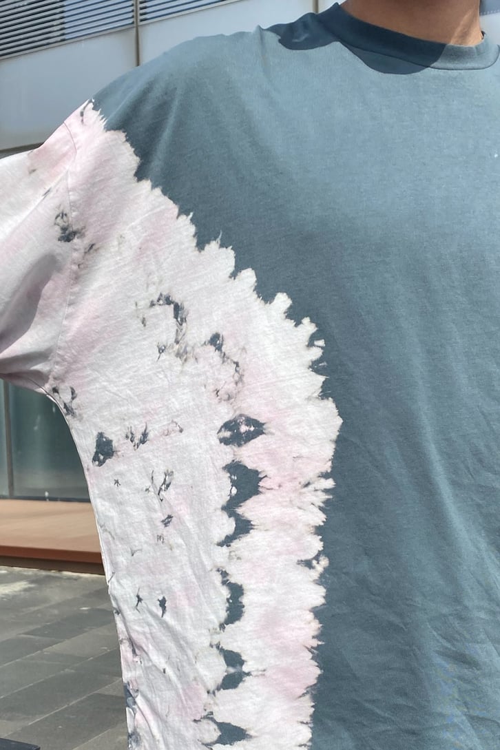 Expedition Nakışlı Batik Oversize Tshirt