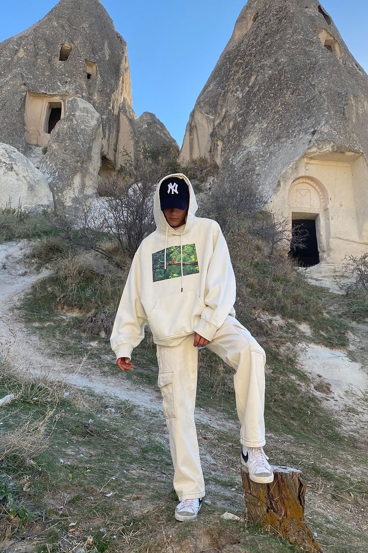 EXTRA OVERSIZE BASIC HOODIE