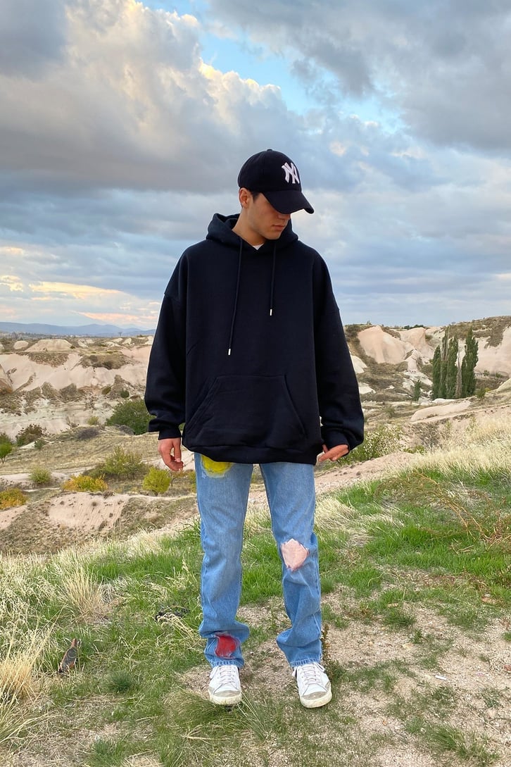 EXTRA OVERSIZE BASIC HOODIE