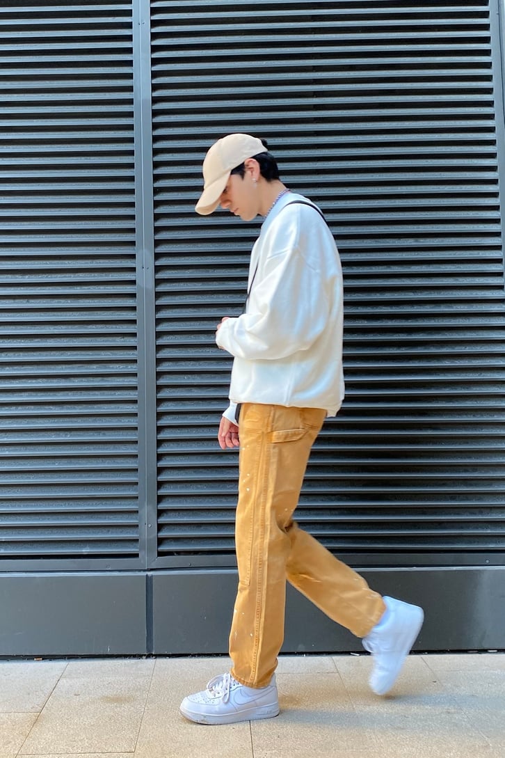 Extra Oversize Premium Ecru Sweatshirt