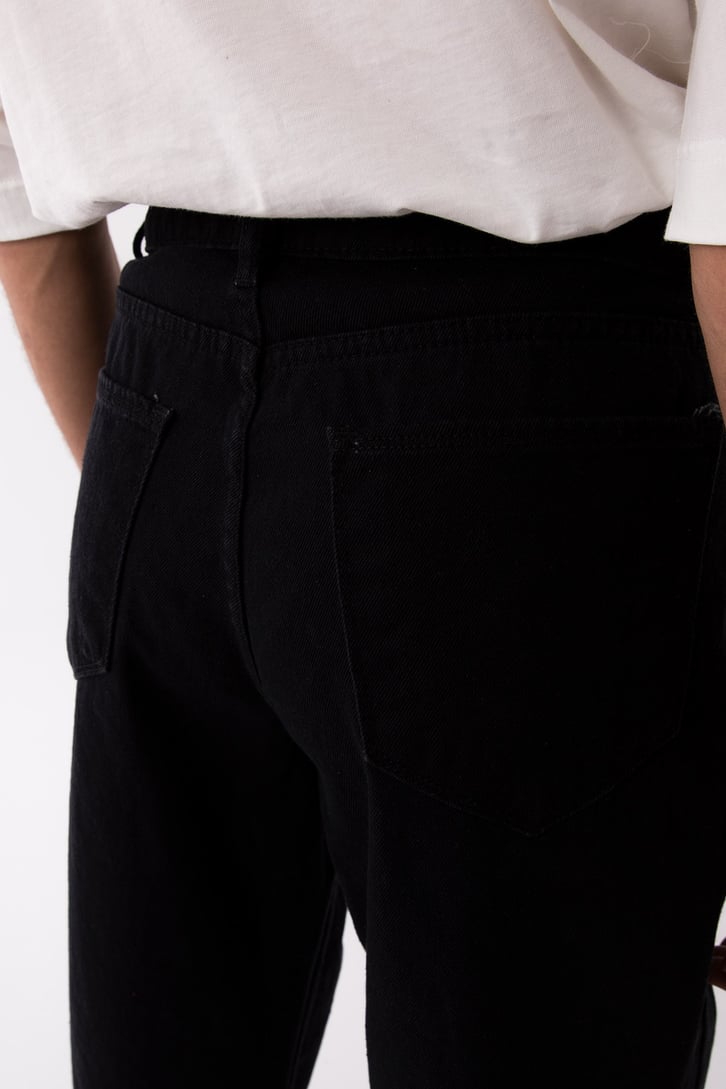 FC1 Blaze Black Printed Baggy Jean