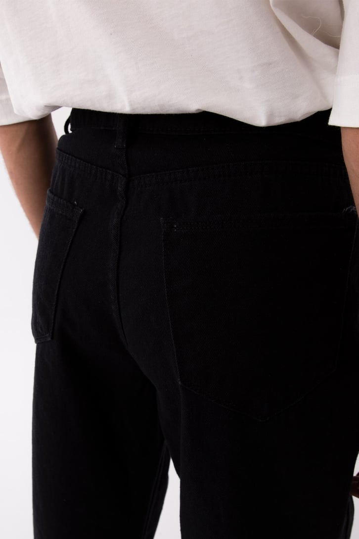 FC1 Blaze Black Printed Baggy Jean