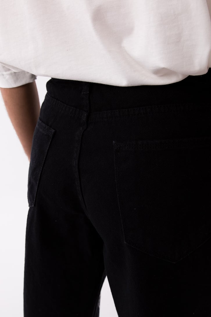 FC1 Ethnic Black Printed Baggy Jean