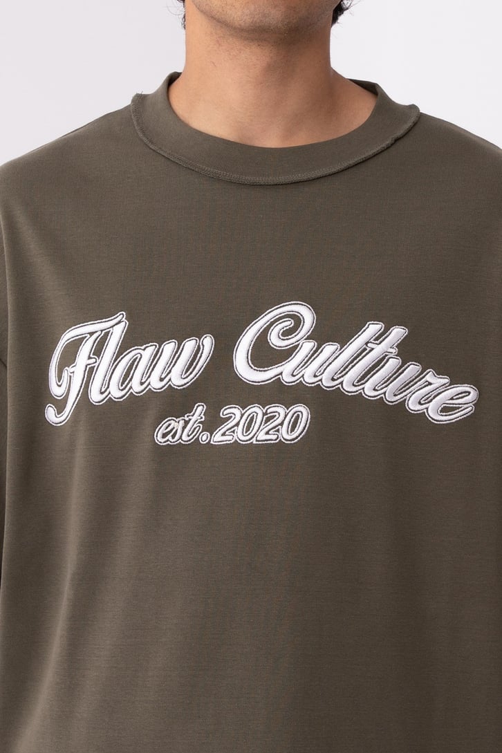 FC1 Flaw Culture Nakışlı Oversize Tshirt