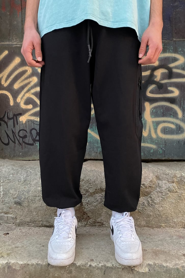 Feel Good Oversize Siyah Jogger Pant