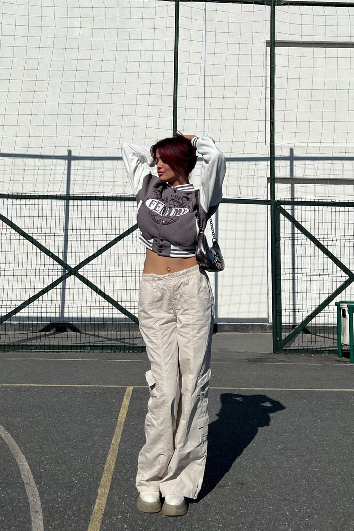 Femme Nakışlı Kolej Ceket