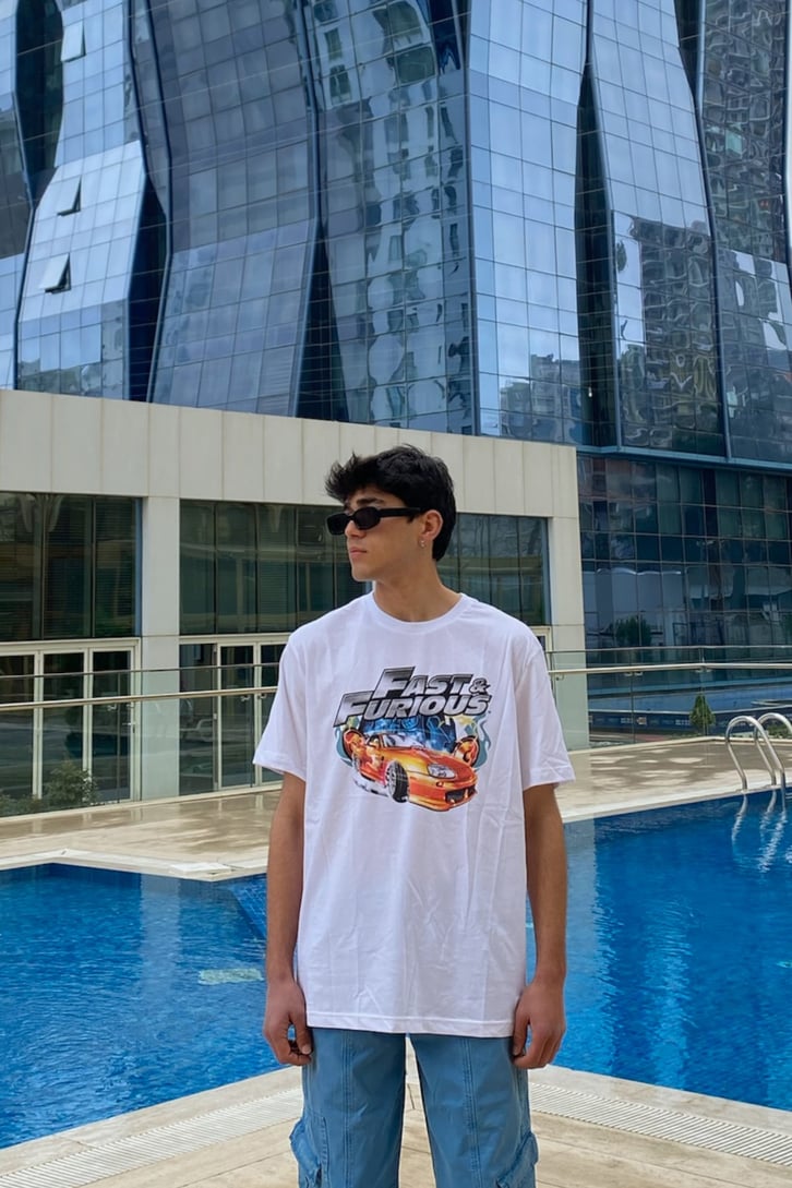 FF Supra Printed Oversize Tshirt