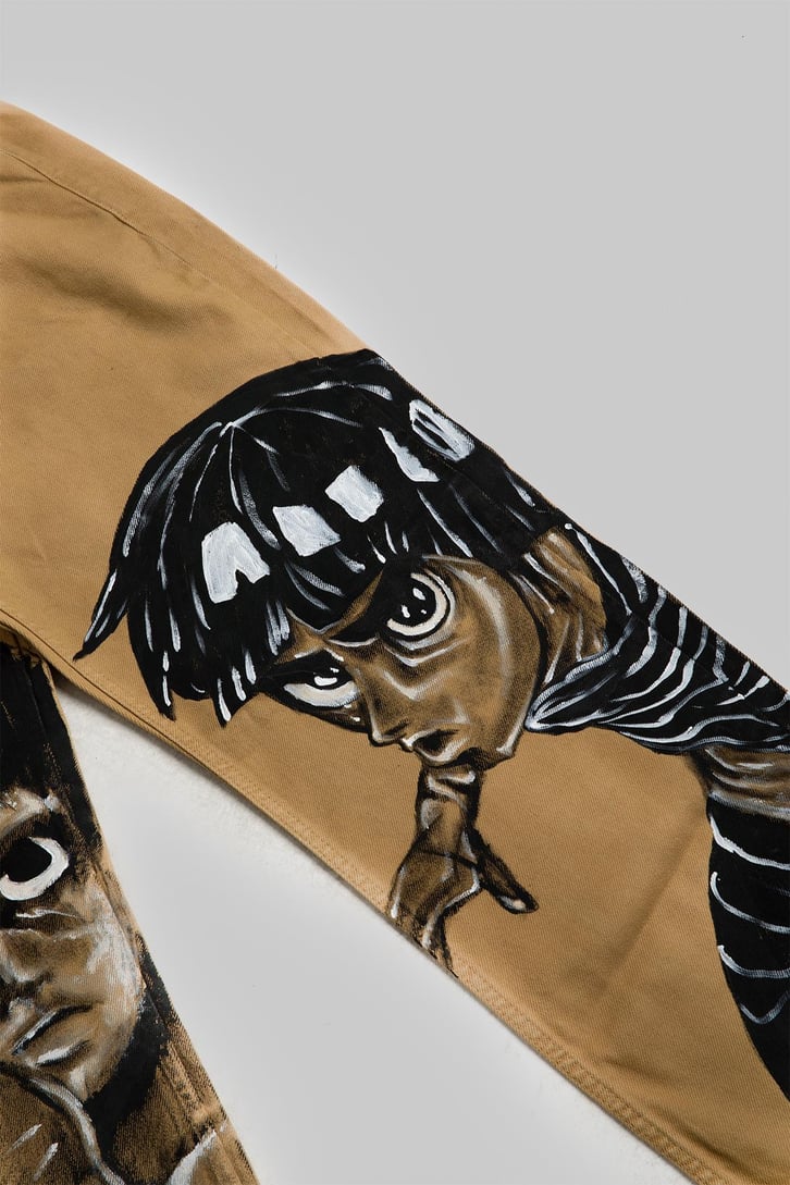 Fighter Painted Custom Pants
