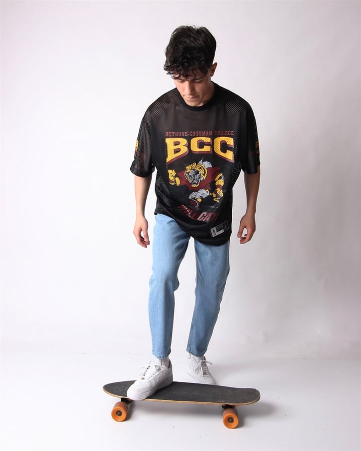 FİLE KUMAŞ OVERSIZE BASKILI FORMA