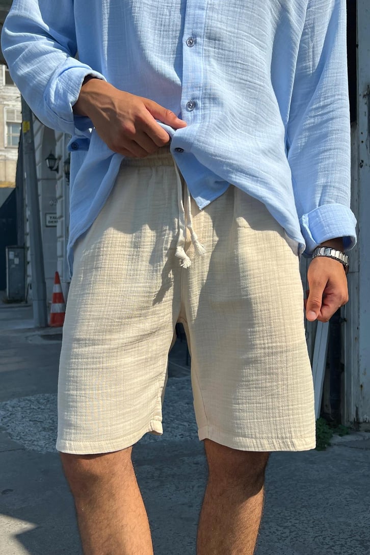 Finest Basic Keten Şort