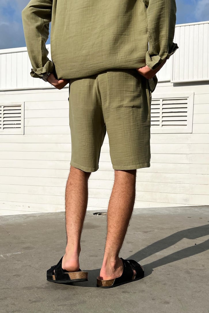 Finest Basic Keten Şort