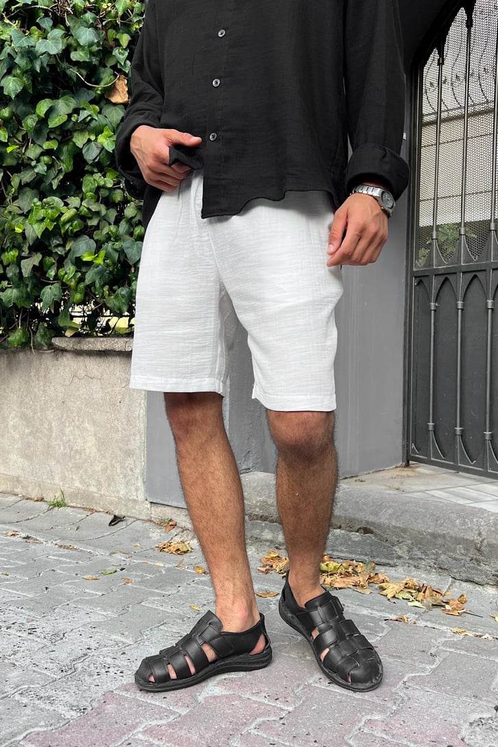 Finest Basic Keten Şort