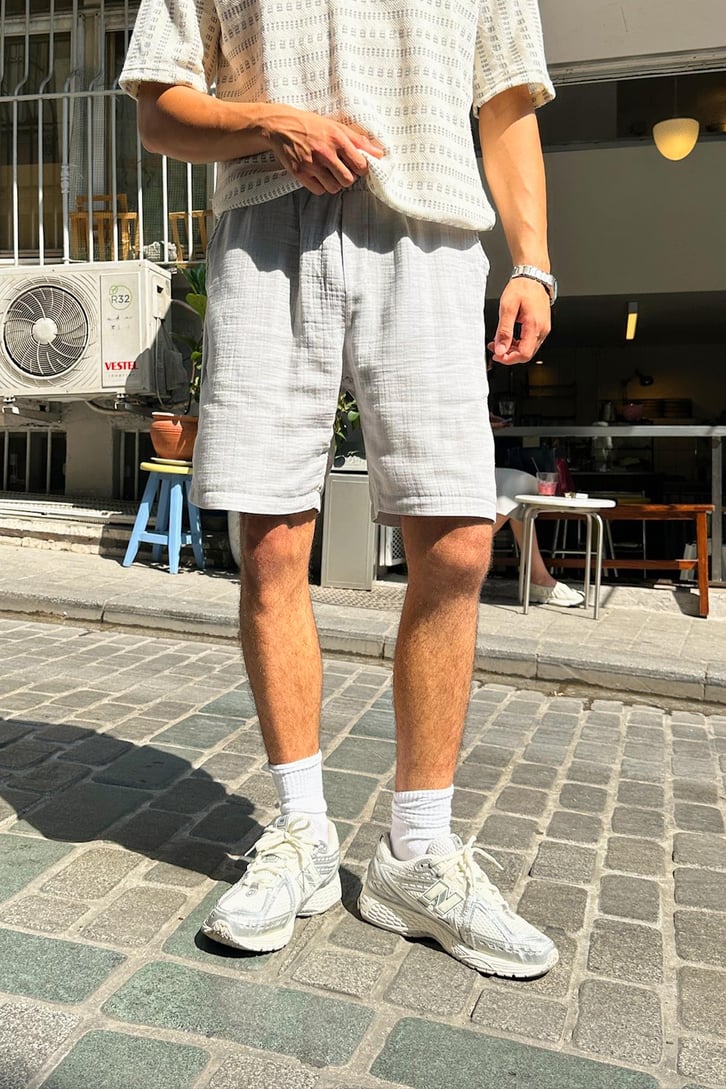 Finest Basic Keten Şort