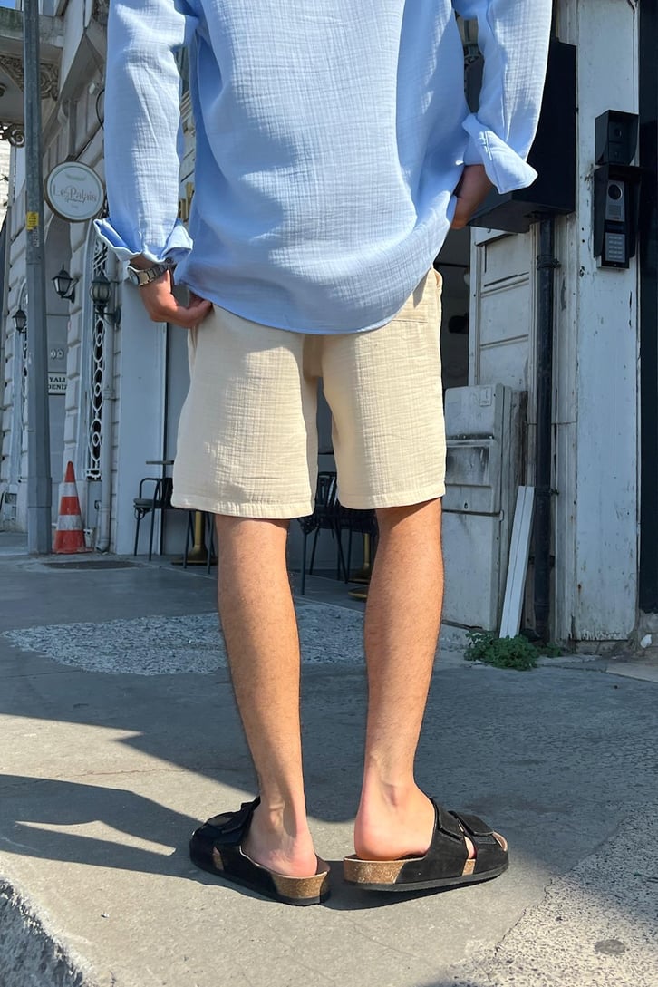 Finest Basic Keten Şort
