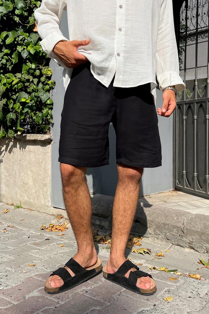 Finest Basic Keten Şort