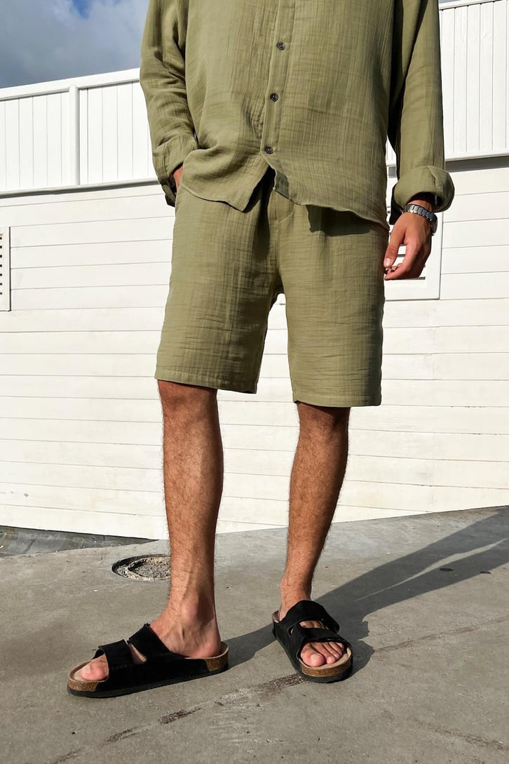 Finest Basic Keten Şort