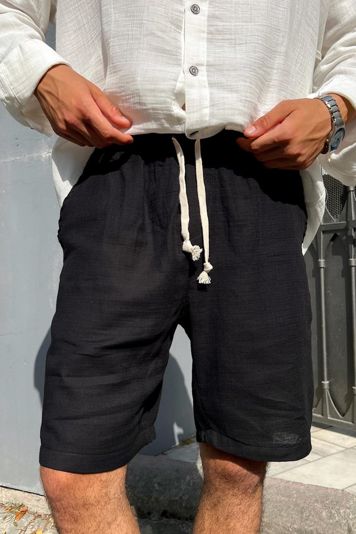 Finest Basic Keten Şort