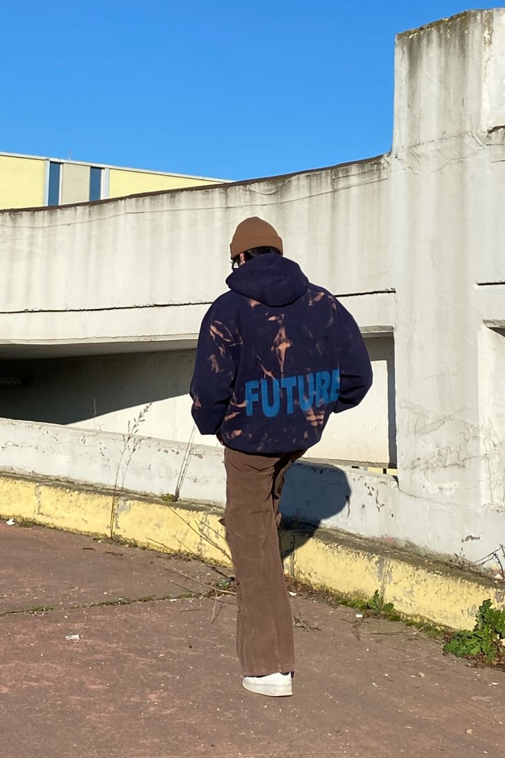 Fitilli Kadife Extra Baggy Fit Soft Brown Pants