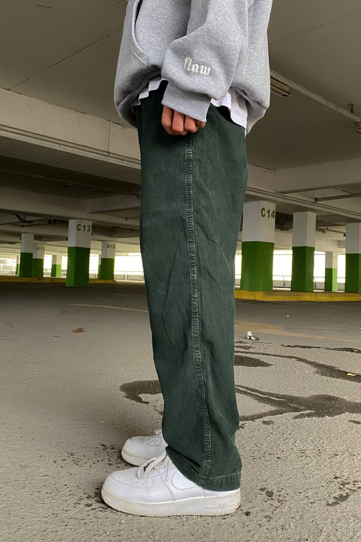 Fitilli Kadife Premium Khaki Losse Fit Pant
