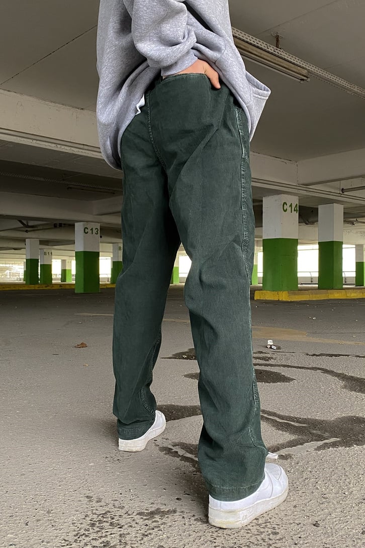 Fitilli Kadife Premium Khaki Losse Fit Pant