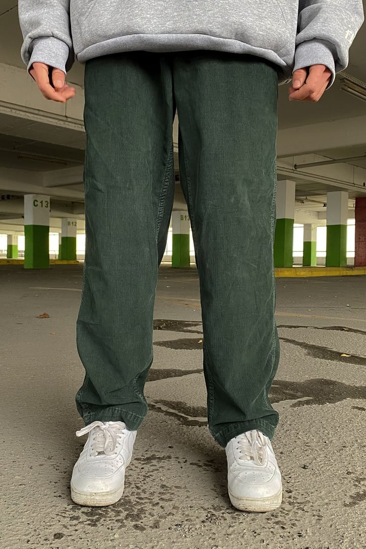 Fitilli Kadife Premium Khaki Losse Fit Pant