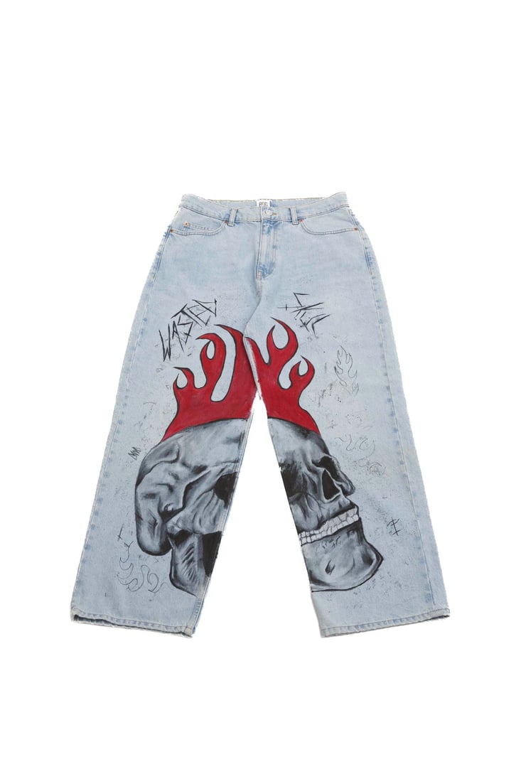 Flame Head Custom Pants