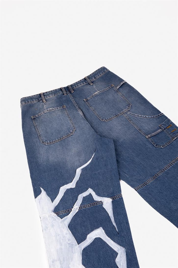 Flaming Skull Custom Pants