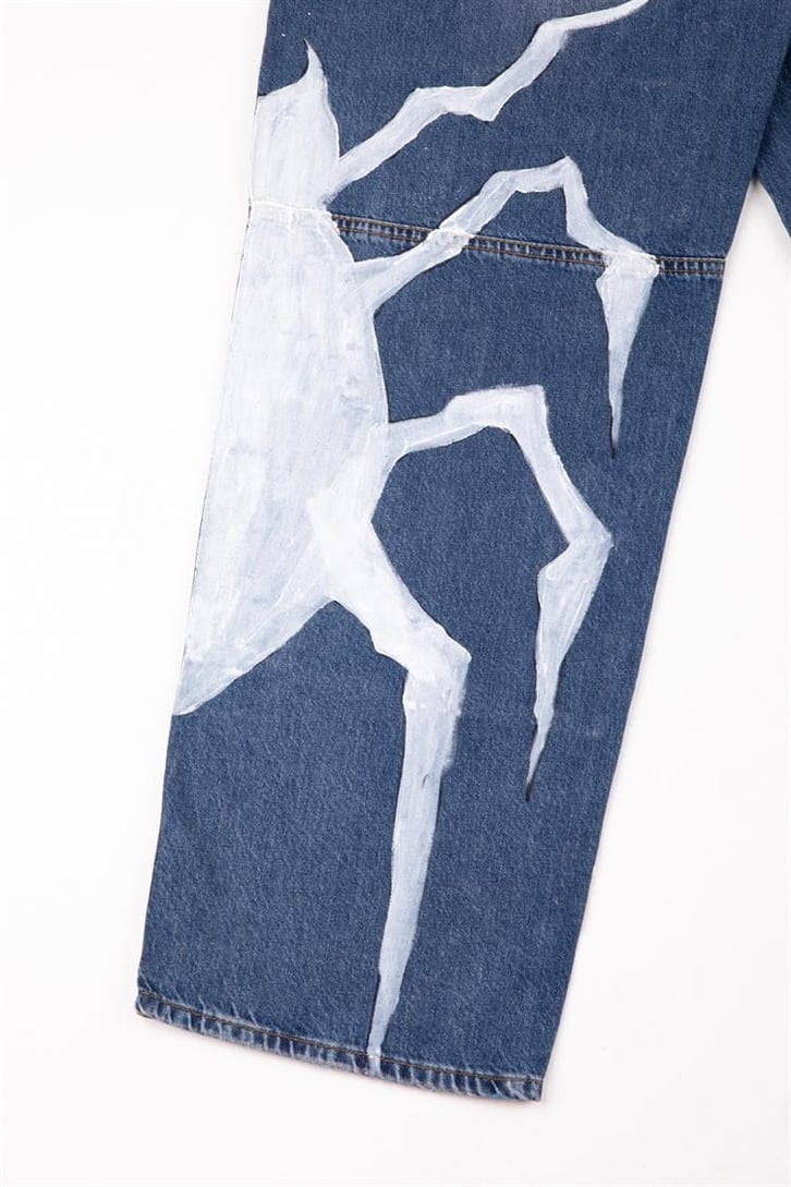 Flaming Skull Custom Pants