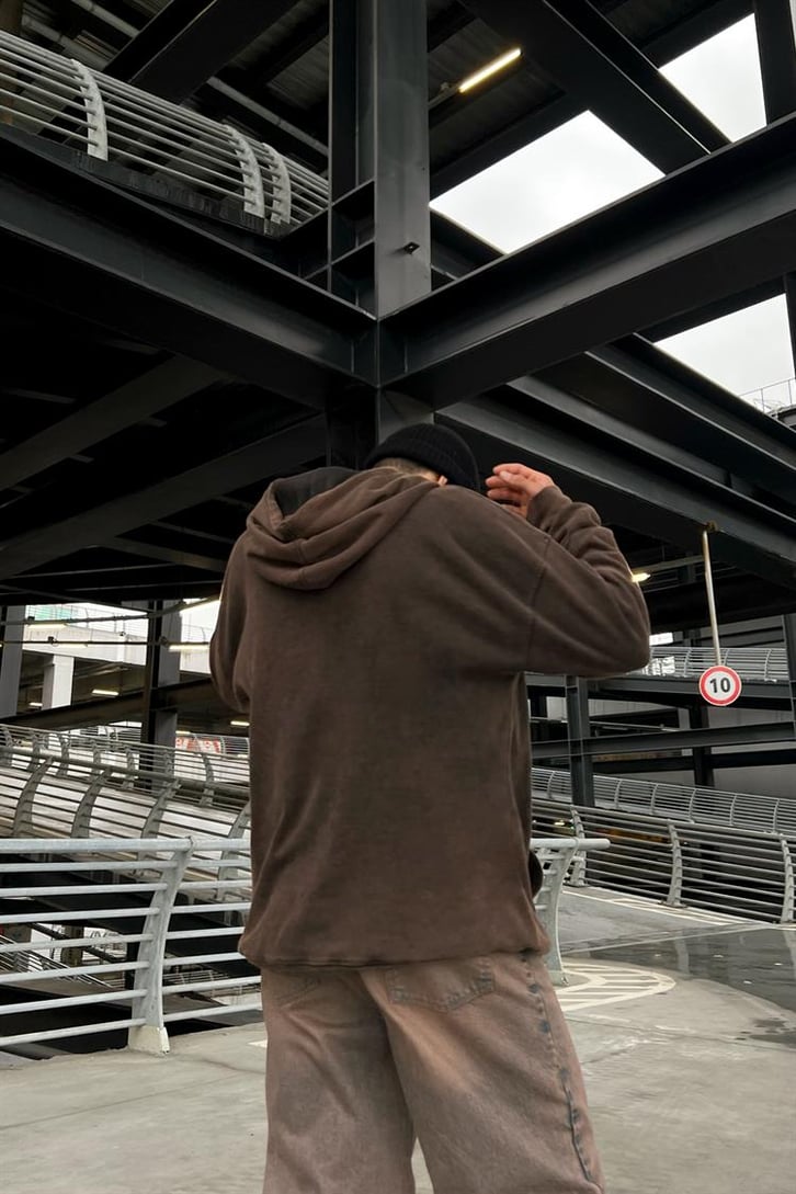 Flaw Atelier Basic Acid Oversize Hoodie