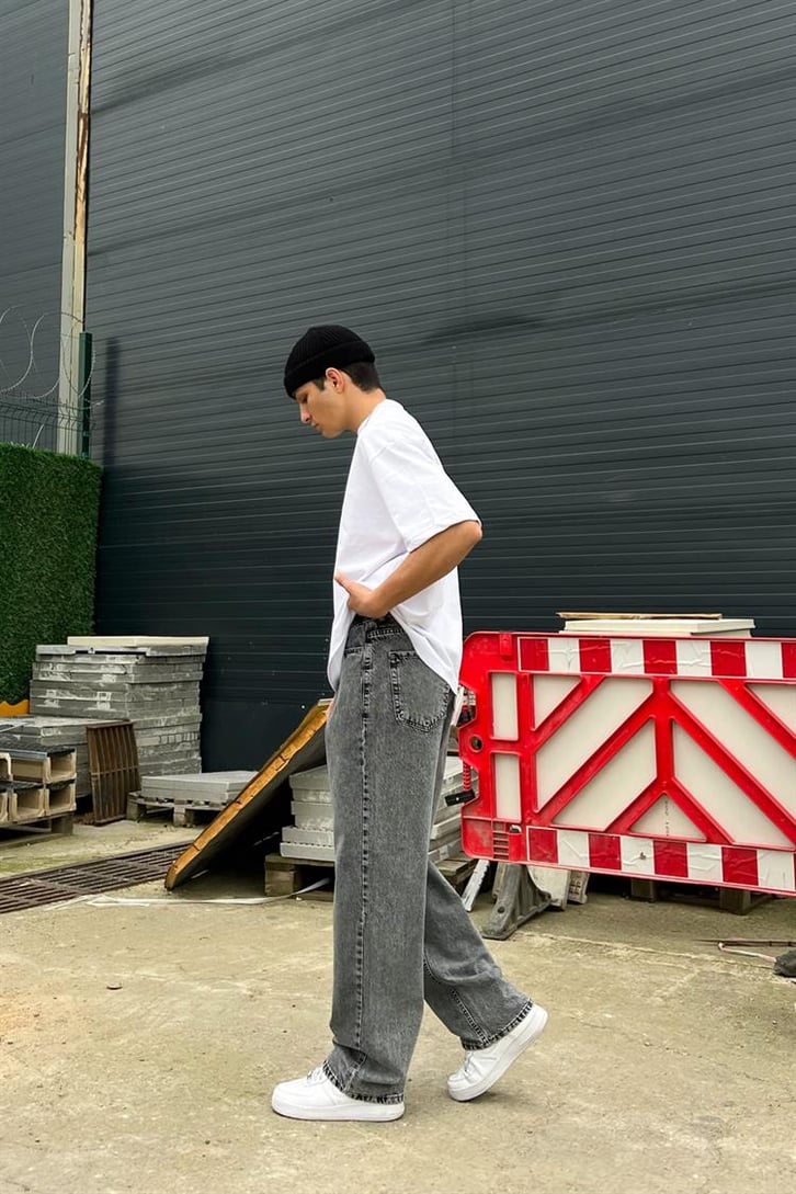 Flaw Atelier Basic Acid Wash Baggy Jean