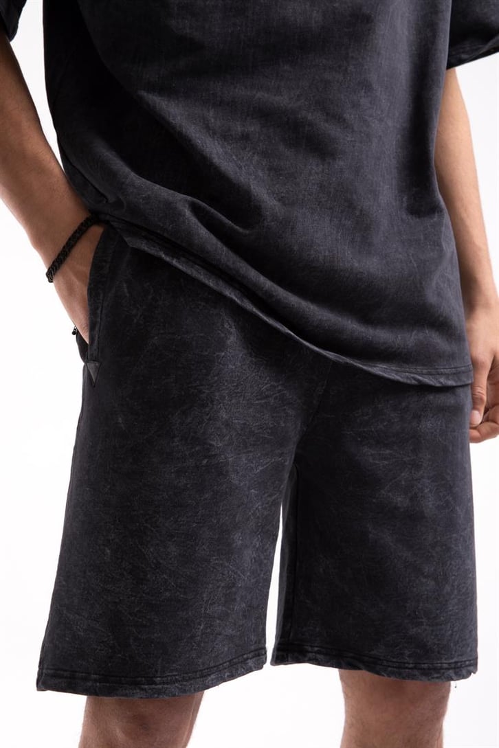 Flaw Atelier Basic Acid Wash Şort