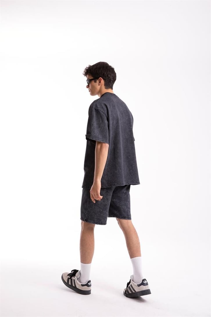 Flaw Atelier Basic Acid Wash Şort