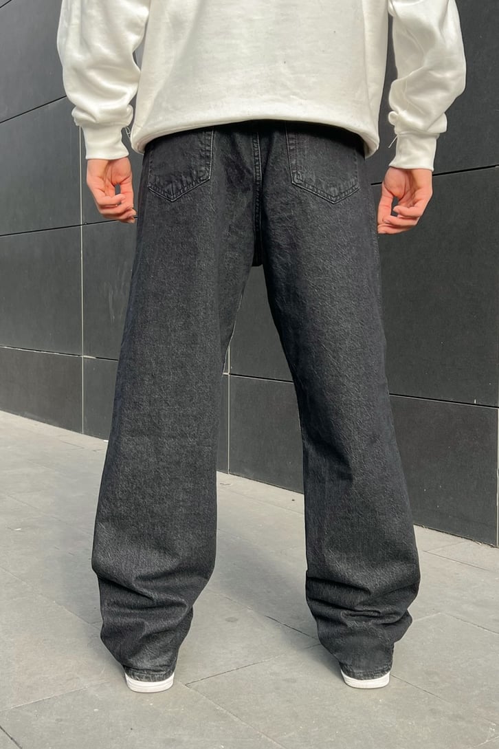 Flaw Atelier Basic Antrasit Baggy Jean