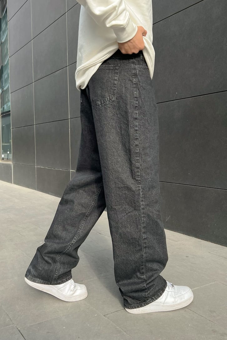 Flaw Atelier Basic Antrasit Baggy Jean