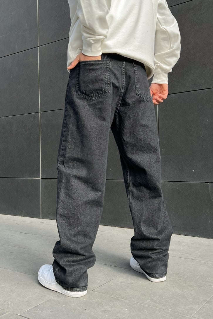 Flaw Atelier Basic Antrasit Baggy Jean