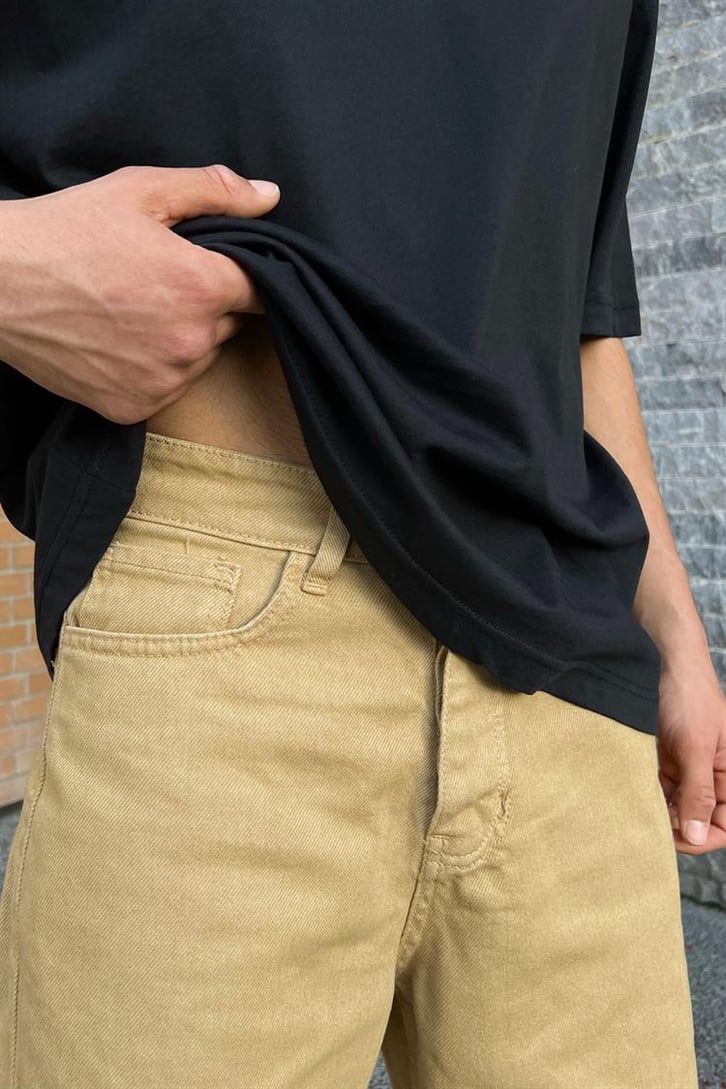 Flaw Atelier Basic Camel Baggy Jean