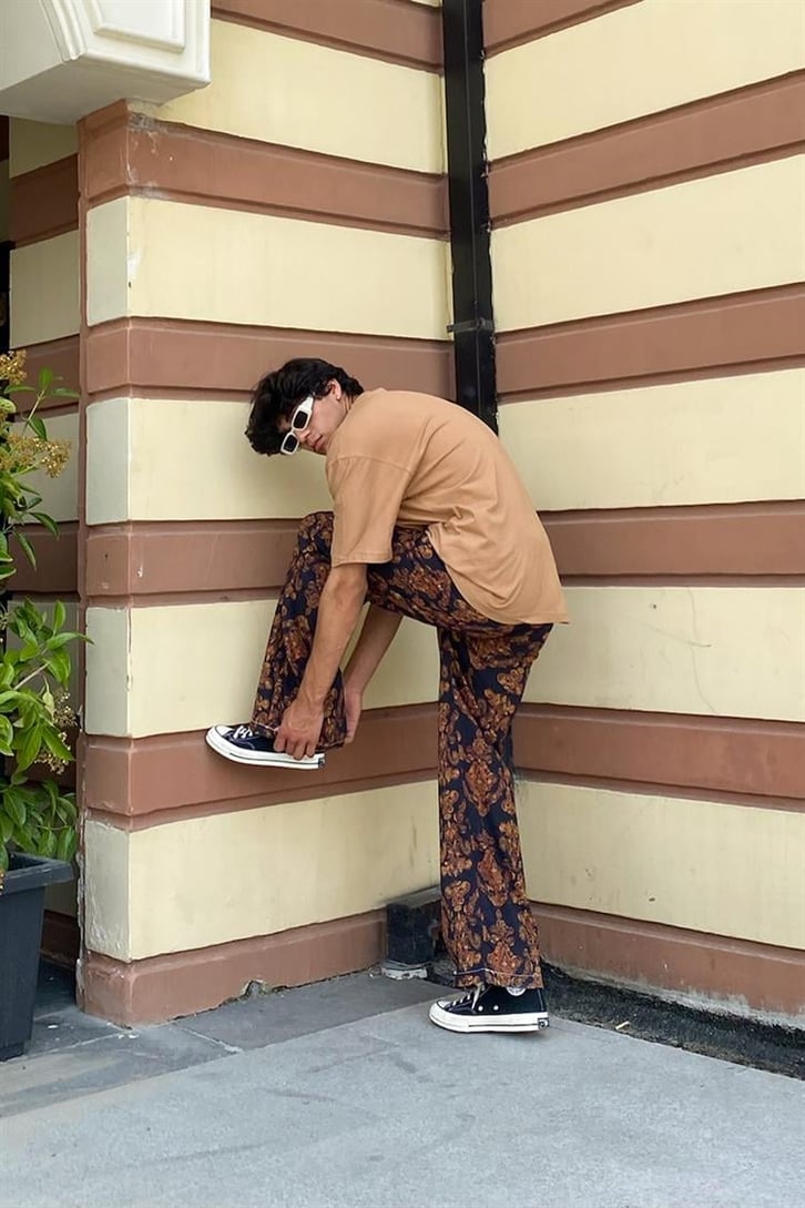 Flaw Atelier Basic Camel Oversize Tshirt