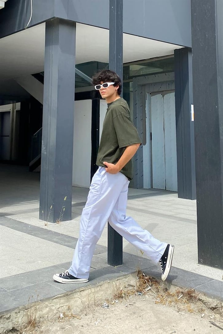 Flaw Atelier Basic Haki Oversize Tshirt