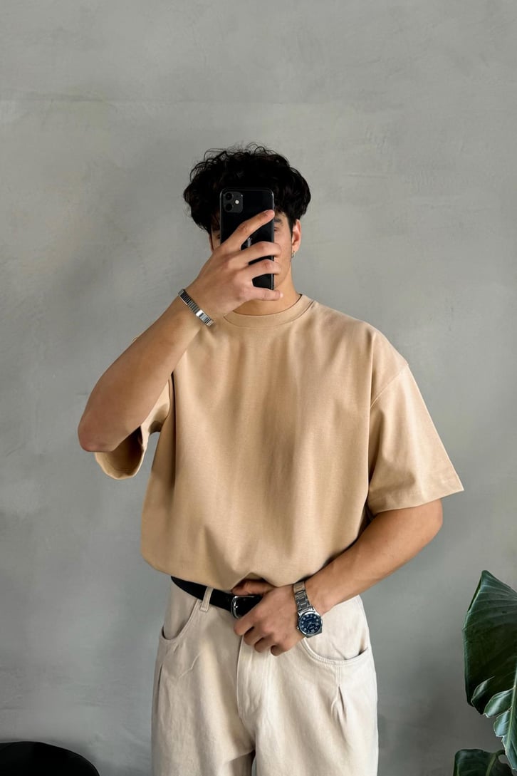 Flaw Atelier Basic Oversize Tişört