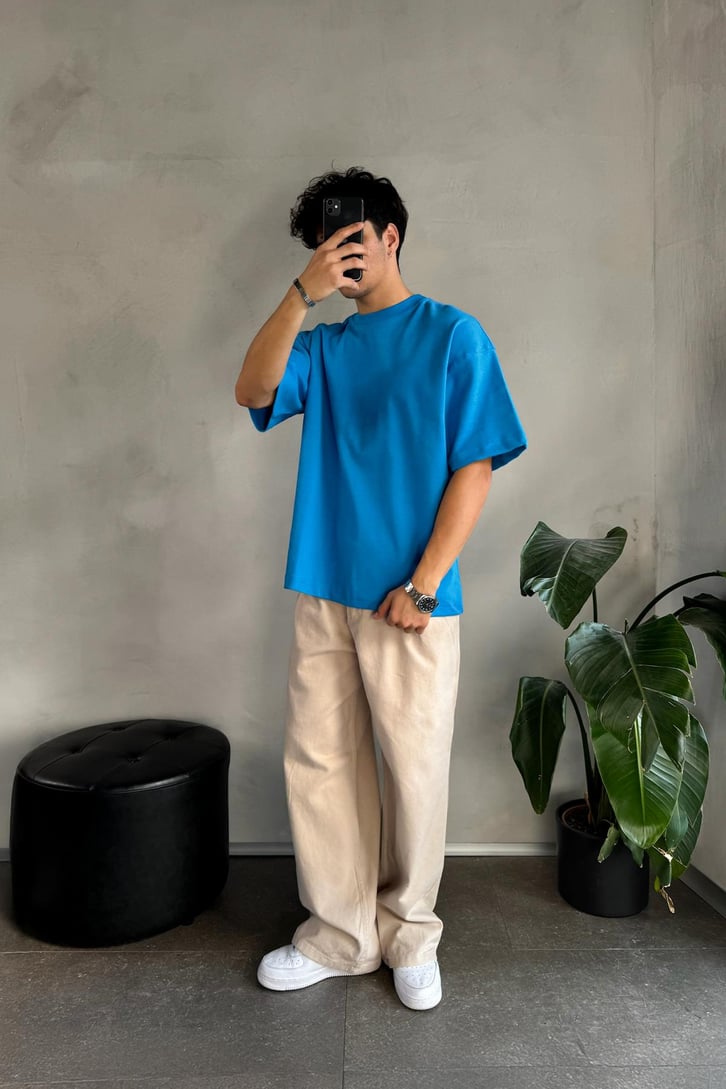 Flaw Atelier Basic Oversize Tişört