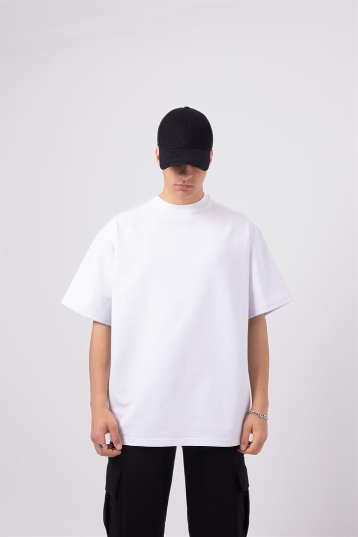 Flaw Atelier Basic Premium Beyaz-Siyah Eşofman Takımı