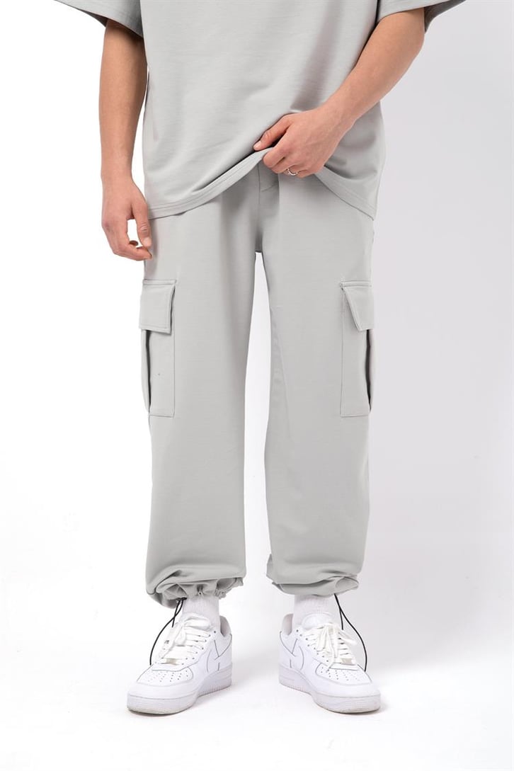 Flaw Atelier Basic Premium Buz Gri Eşofman Takımı