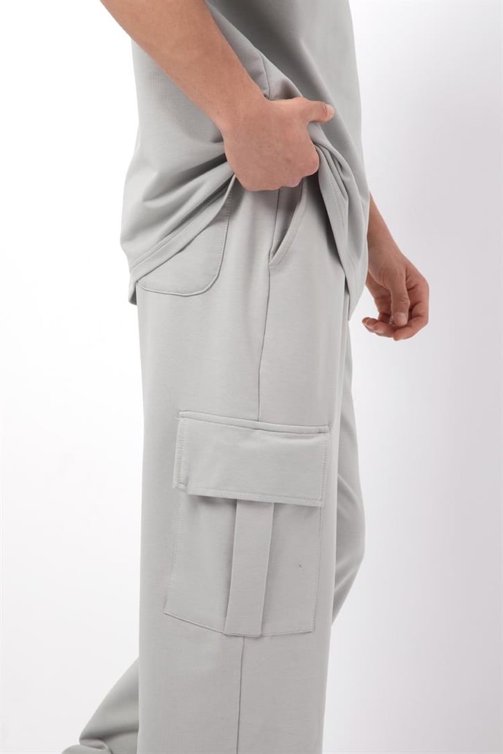 Flaw Atelier Basic Premium Buz Gri Eşofman Takımı